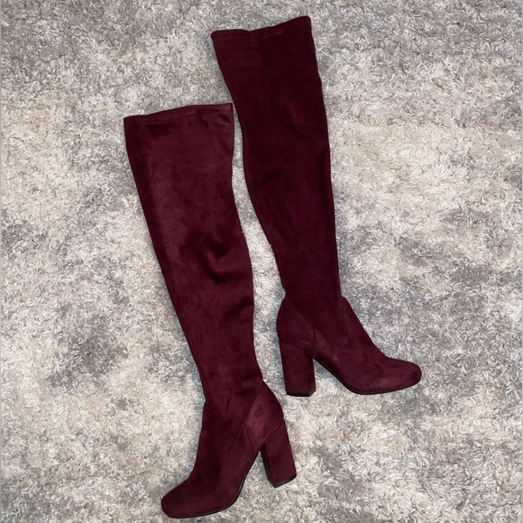Carlos by Carlos Santana Shoes - Carlos Santana Suede Knee High Boots